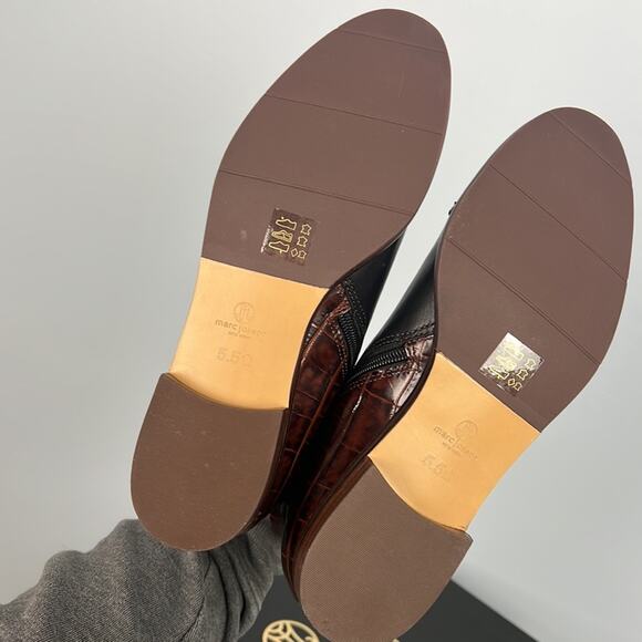 Marc Joseph Herald Square cap toe color block ankle bootie size 5.5 - Picture 7 of 7